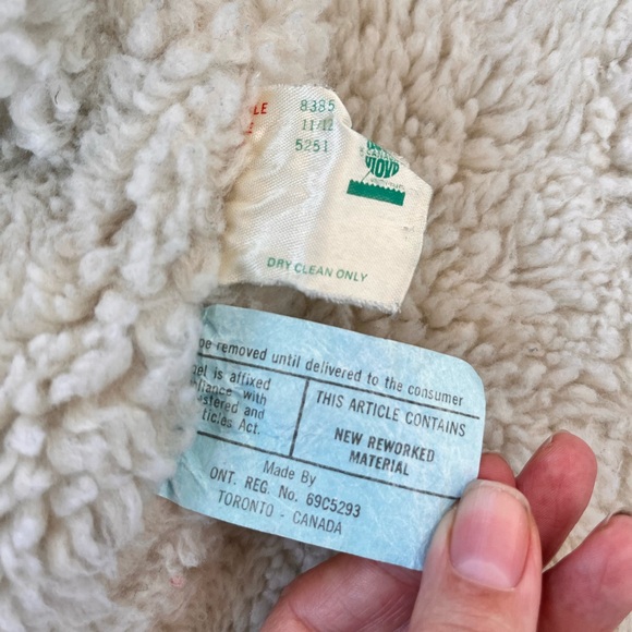 Amazing vintage Green Sherpa-Lined Jacket. Made in Canada - Picture 10 of 15